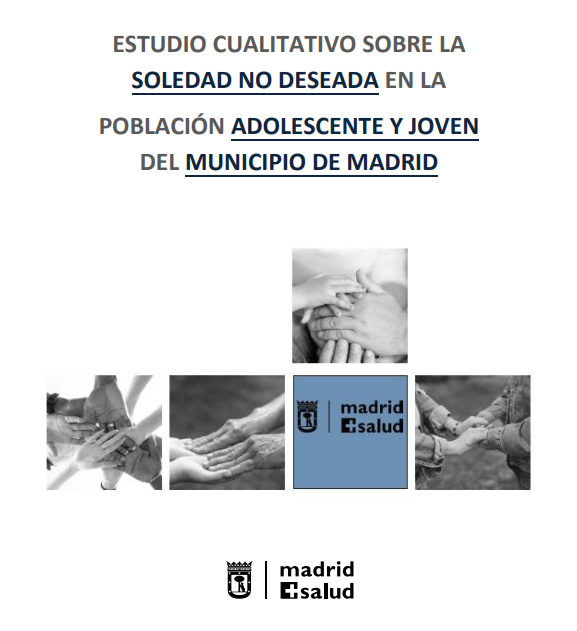Portada del estudio cualitativo de jóvenes de Madrid Salud