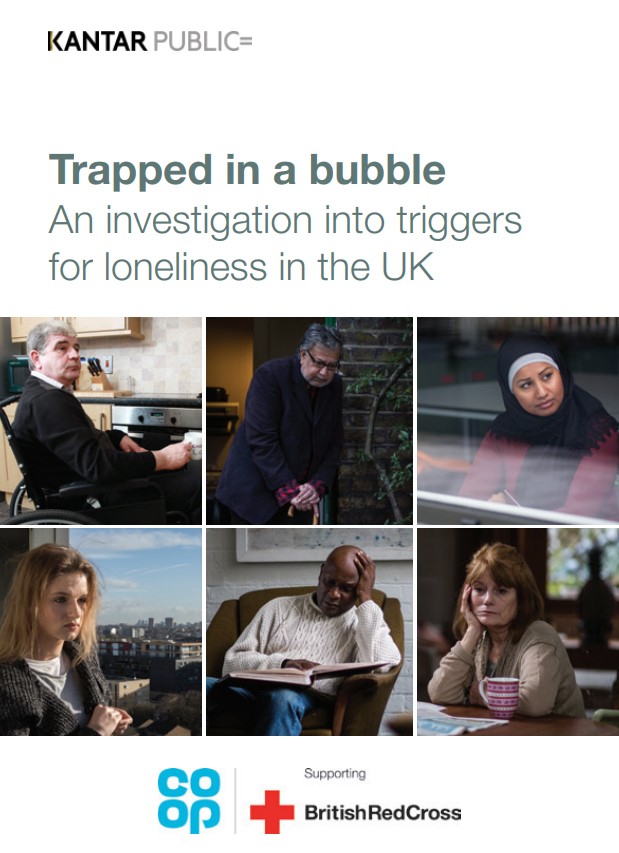 Portada Trapped in a bubble. An investigation into triggers for loneliness in the UK