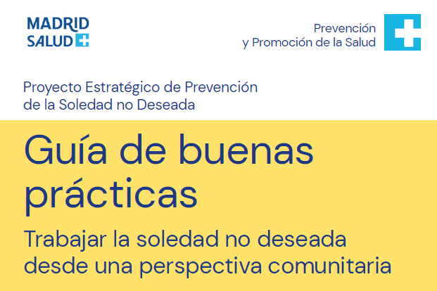 Portada de la guía de buenas prácticas de Madrid Salud