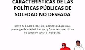 Portada del decálogo de características de políticas públicas de soledad no deseada