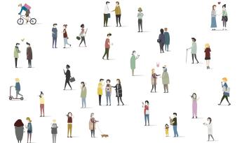 Ilustración de diferentes personas 