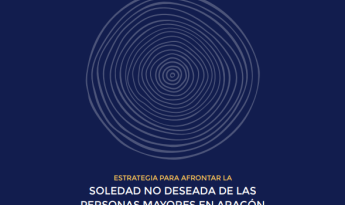 Portada de la estrategia para afrontar la soledad no deseada de las personas mayores en Aragón